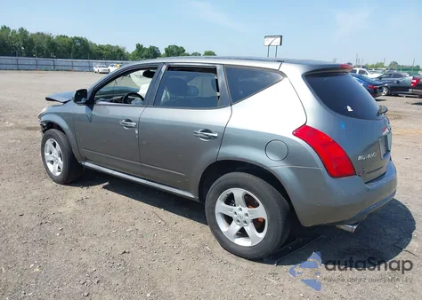 2005 Nissan Murano Sl/Se/S из США, поврежденный, VIN JN8AZ08W85W414798